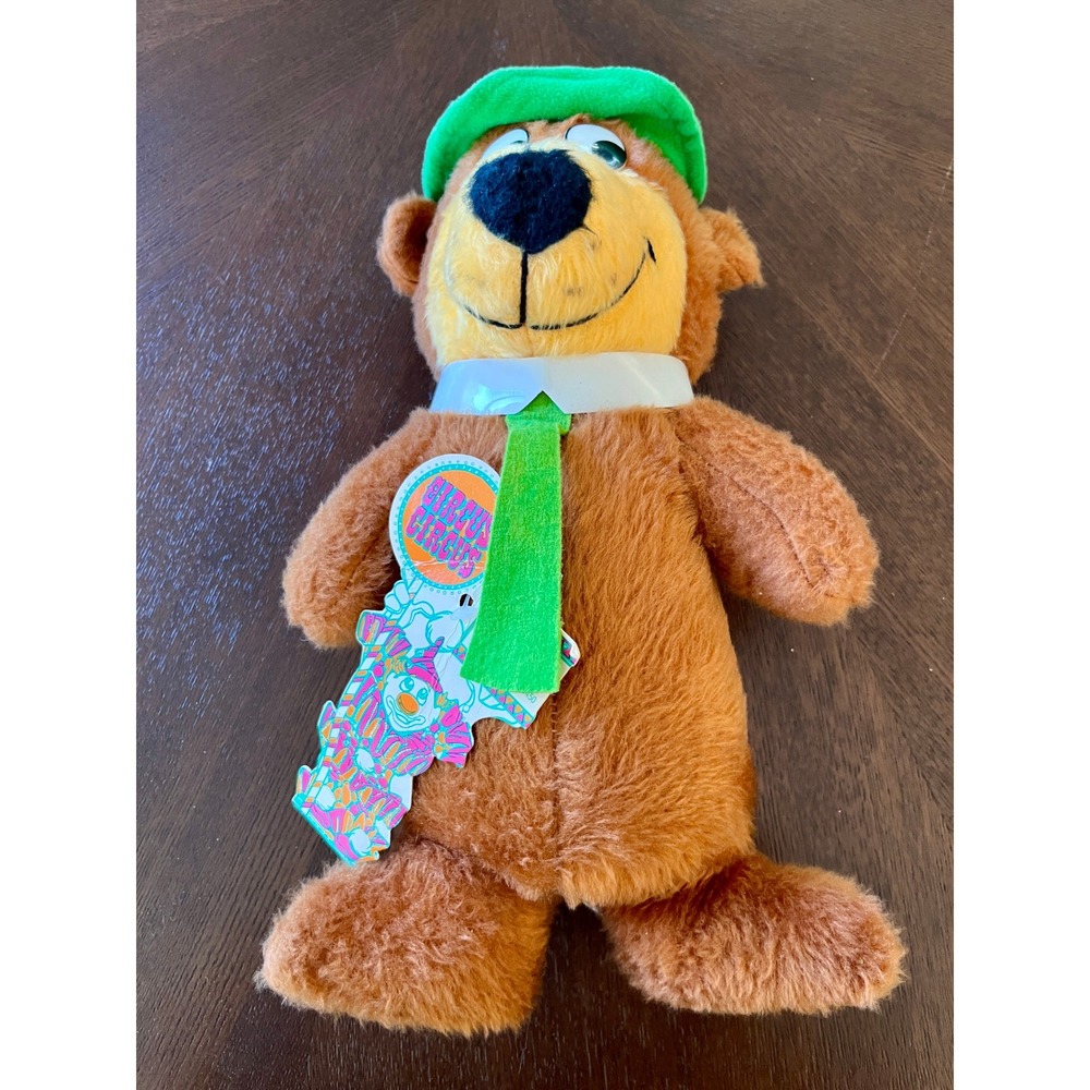Vintage 1980 Mighty Star Yogi Bear Plush Circus Circus Casino Las Vegas Tag